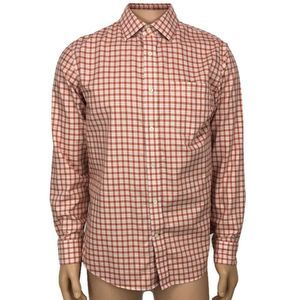 Banana Republic Non-Iron Plaid Dress Shirt